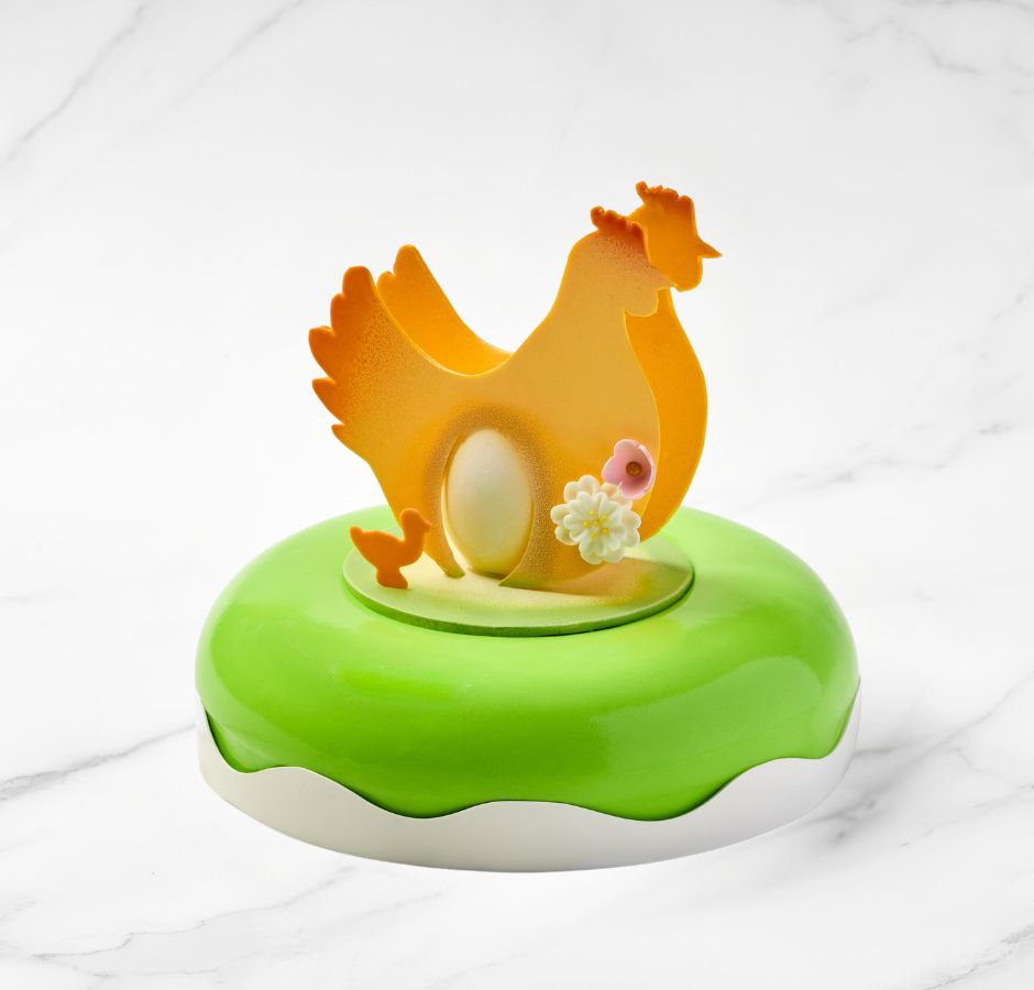 [復活節限定] 柚香紅茶朱古力慕絲蛋糕